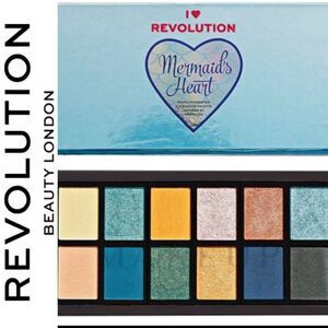 Revolution Beauty Mermaids Heart Eyeshadow Palette